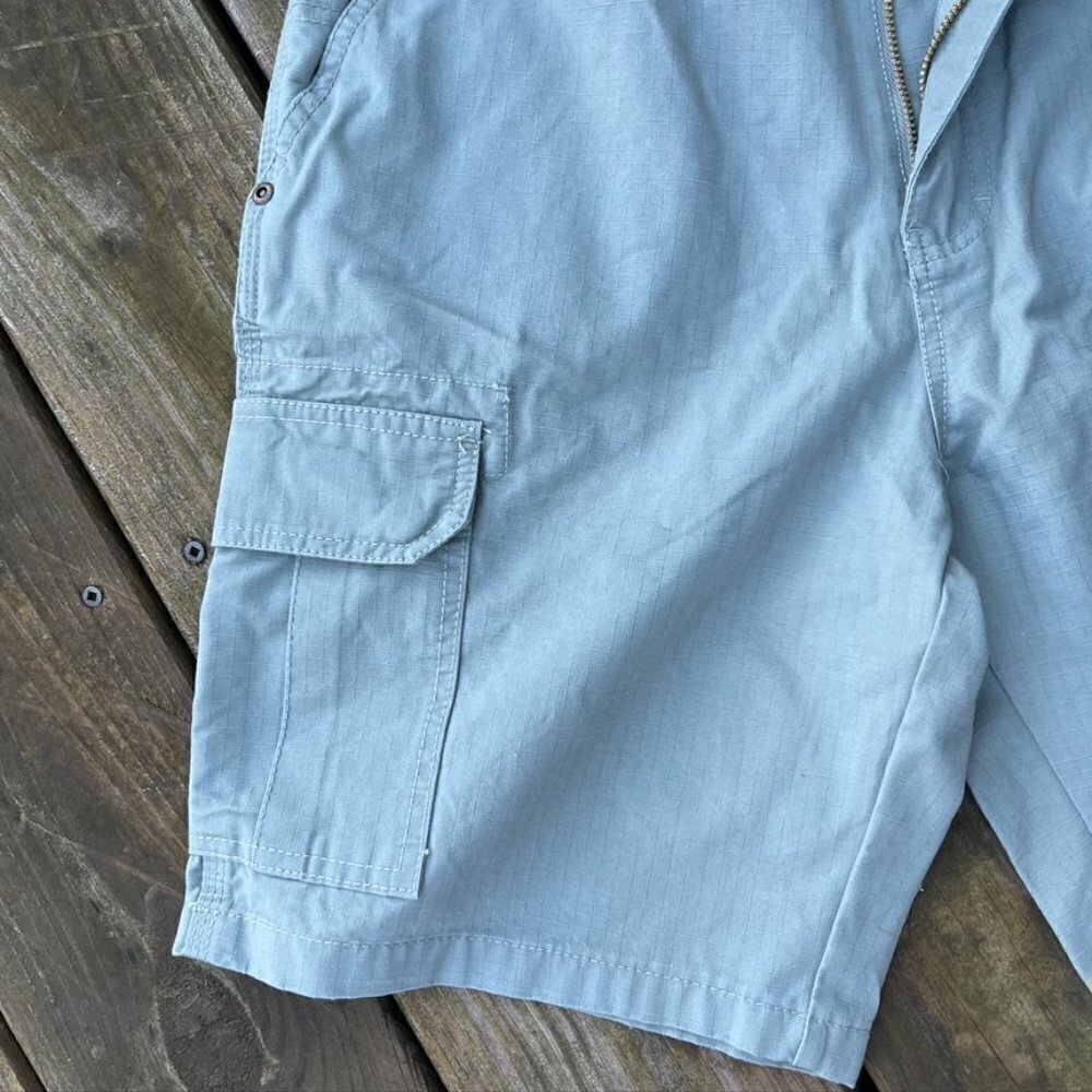- NWT Walls workwear Green Cargo Shorts Mens Small - Picture 2 of 13
